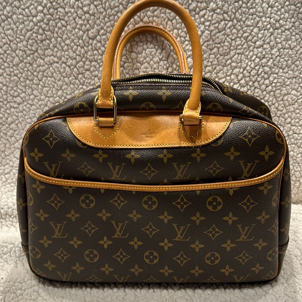 PRELOVED Louis Vuitton Deauville Monogram Bag XYC7HVB - Picture 1 of 9